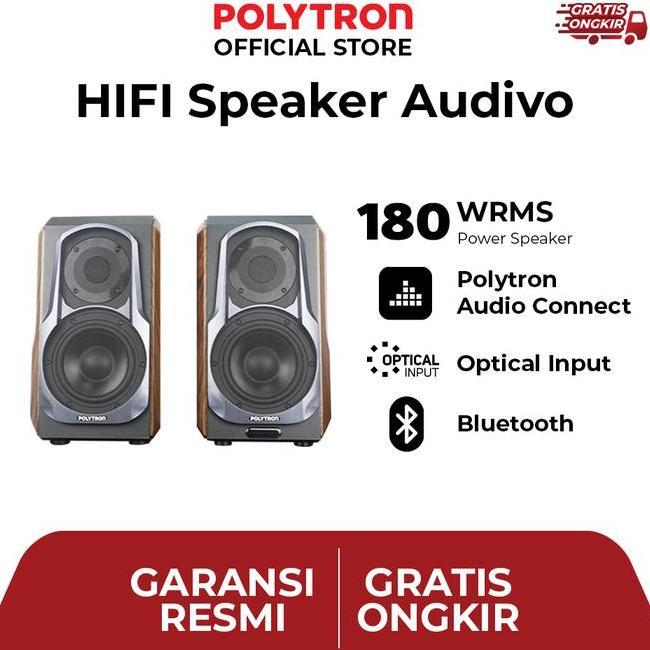 Polytron Hifi Bookshelf Speaker Audivo Phs 6A