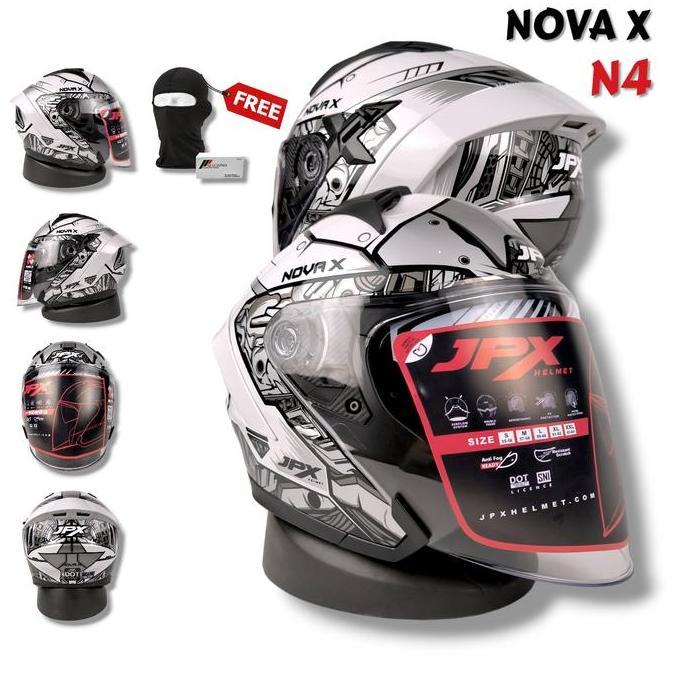 Jpx Nova X Motif | Jpx Nova X N2 Ultrabots / Helm Jpx Half F Helmet Motorcycle