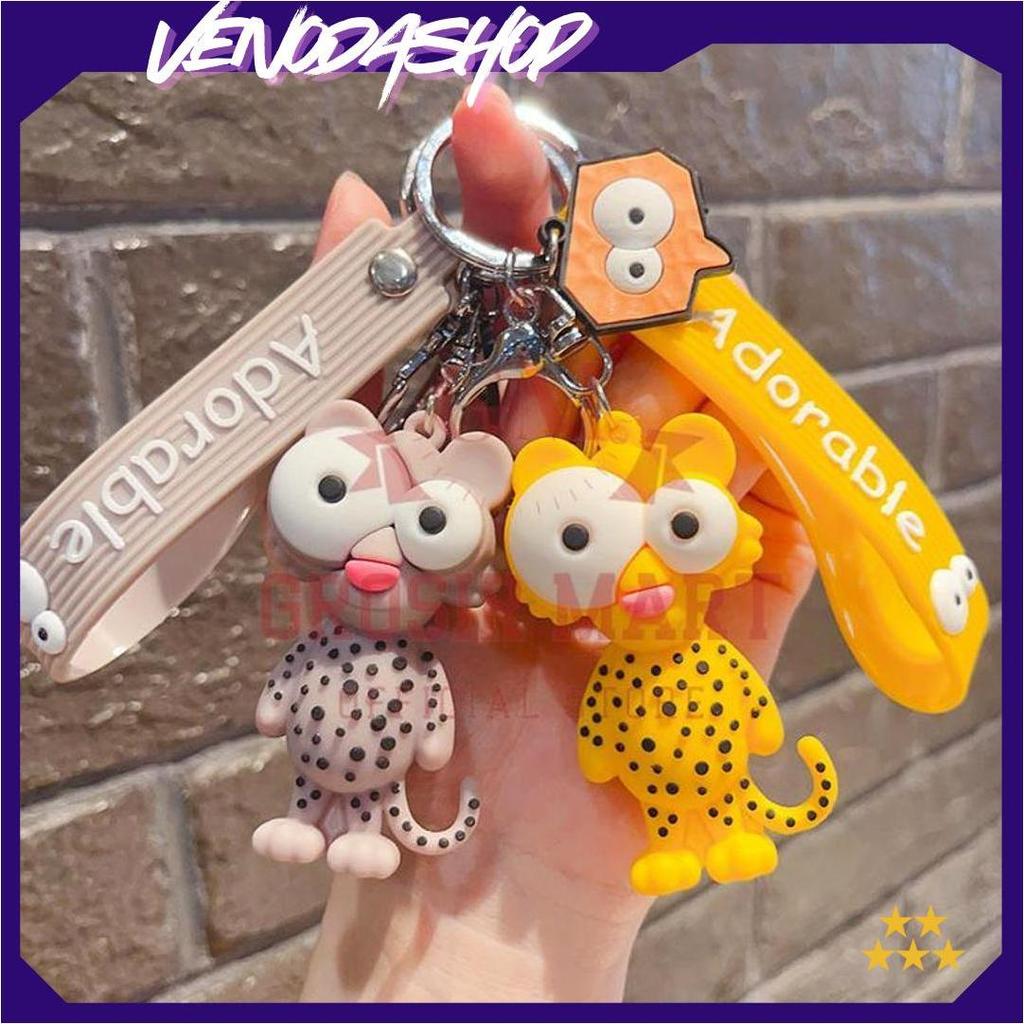 Gantungan Kunci Jerapah Zebra Singa Silikon Besar / Ganci Jerapah Zebra Singa / Ganci Jerapah / Gant