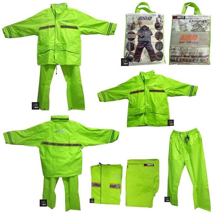 Jas HUJAN-RAINCOAT Axio TYPE 882 Hijau Silver Europe 882-A Series/ Stabilo