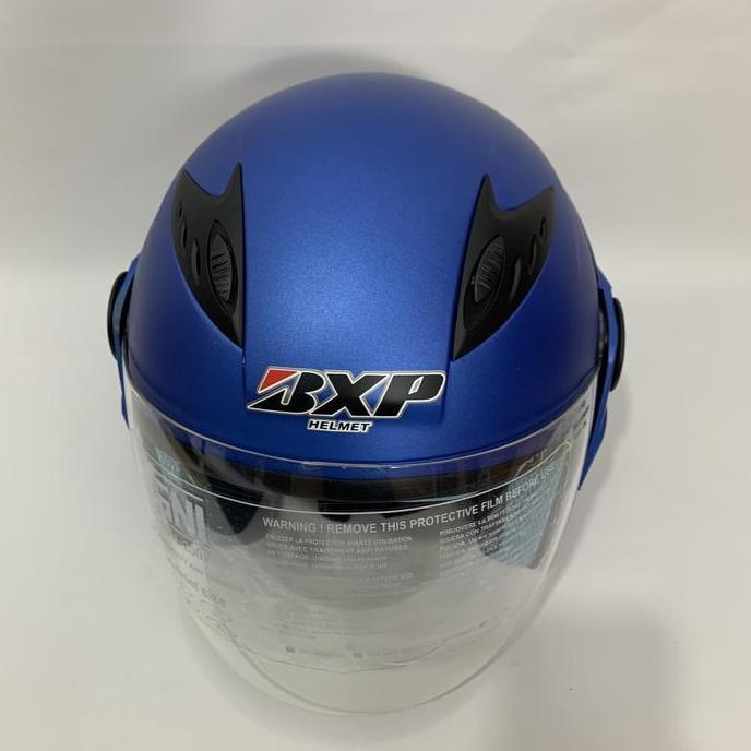 Helm Vision Biru Doff - Helmet SNI Dewasa BXP