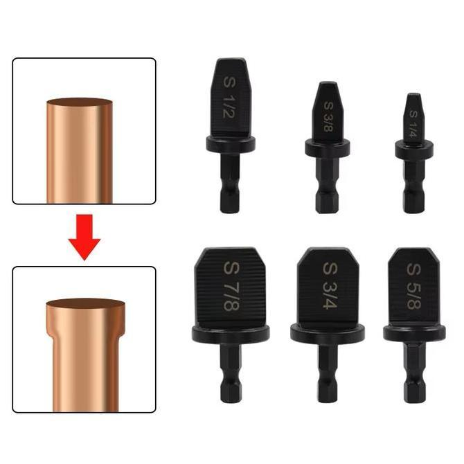 ASTAROL 6PCS Alat Expander Pipa Tembaga Pembesar Pipa Swaging/Flaring AC dan Perbaikan Sambungan Tub