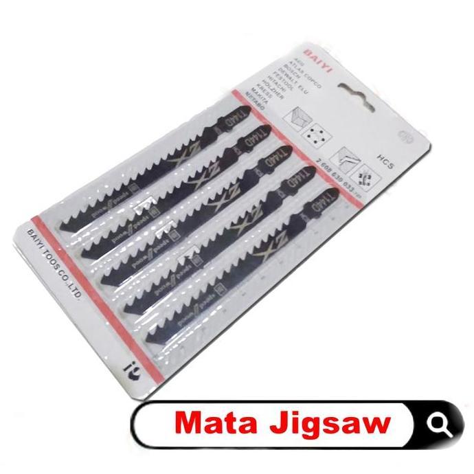 IYLBISC Mata Gergaji Jigsaw Bisa Buat Potong Kayu Triplek Pvc 5pcs Original