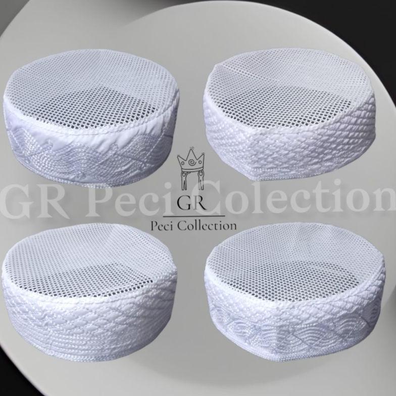 NEW PECI KOPIAH IKAF MADINAH JARING TERBAIK PREMIUM TINGGI 5/6 CM TERLARIS / PECI MADINAH JARING IKA
