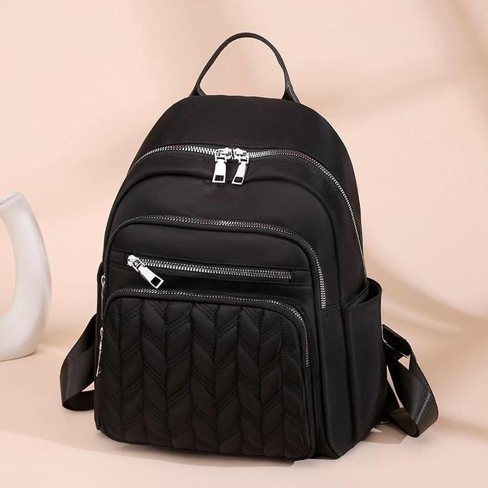 NANDINEKAYA - [PROMO TERBATAS] RANSEL WANITA VIRAL 2024 TAS SELEMPANG BORDIR FASHION WANITA KOREAN M