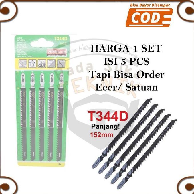 AHROKA Mata Jig Saw Mata Gergaji Panjang 13cm Jigsaw Hcs Reciprocating