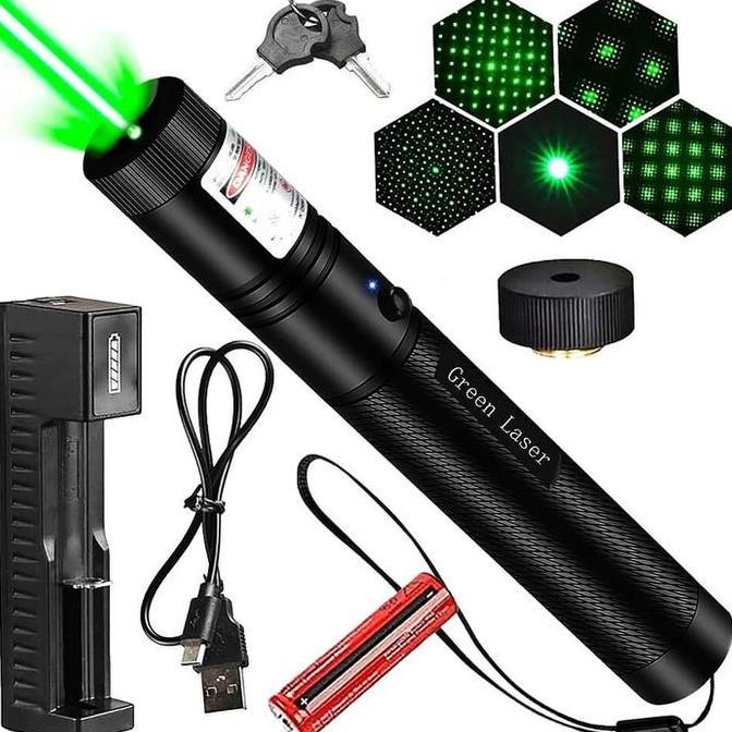 barkisanshop - laser pointer hijau set / green laser pointer 303 / laser hijau pointer / laser point