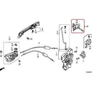 Kunci Pintu / Silinder Pintu Depan BRIO BRV MOBILIO Original