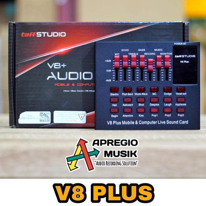 barkisanshop - taffware taffstudio v8 plus original soundcard karaoke live