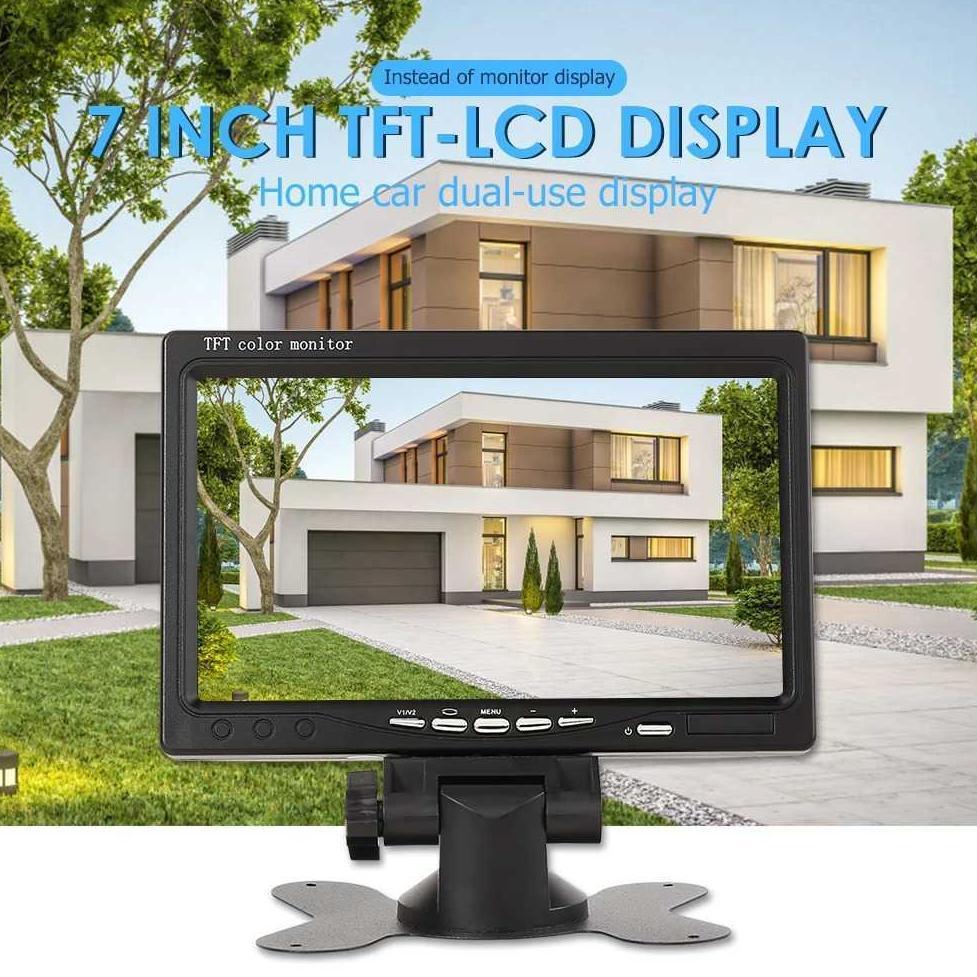PROMO Yoelbaer Layar Monitor Mobil 7 Inch Car Digital Display TFT