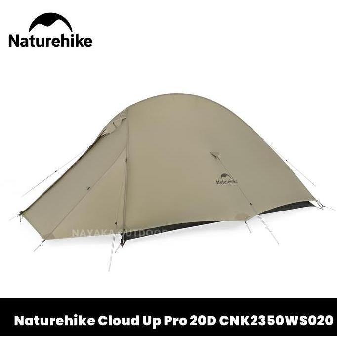 Tenda Naturehike Cloud Up Pro 20D CNK2350WS020 Tenda Camping 2 Orang 1 Person Ultralight Double Laye