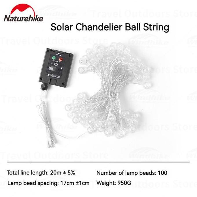 Lampu Camping Hias Tenda Naturehike CNH22DQ027 Lampu Tenda Gantung Chandelier Aesthetic Lampu Tenda 