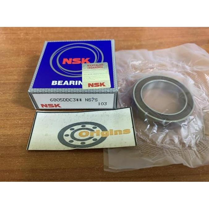 BEARING SEPEDA 6805 2RS 6805 DDU NSK ORIGINAL 25 X 37 X 7
