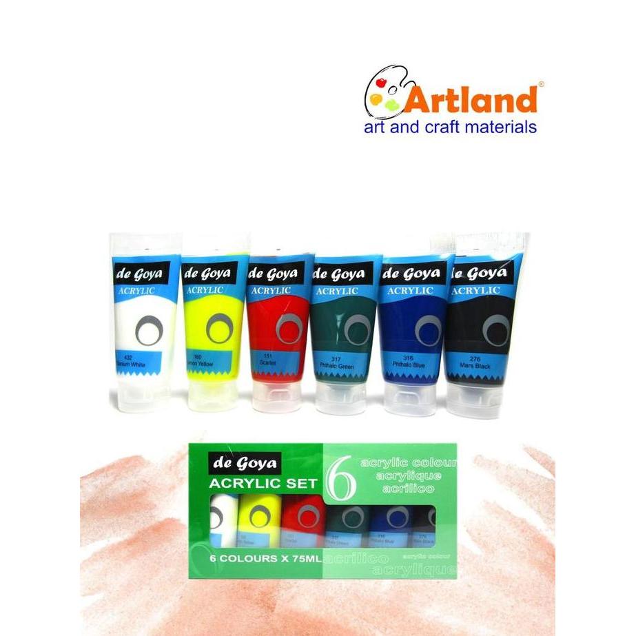Cat lukis Akrilik De goya Acrylic set 75ml