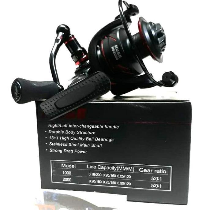 Reel power handle lizard muse 2000