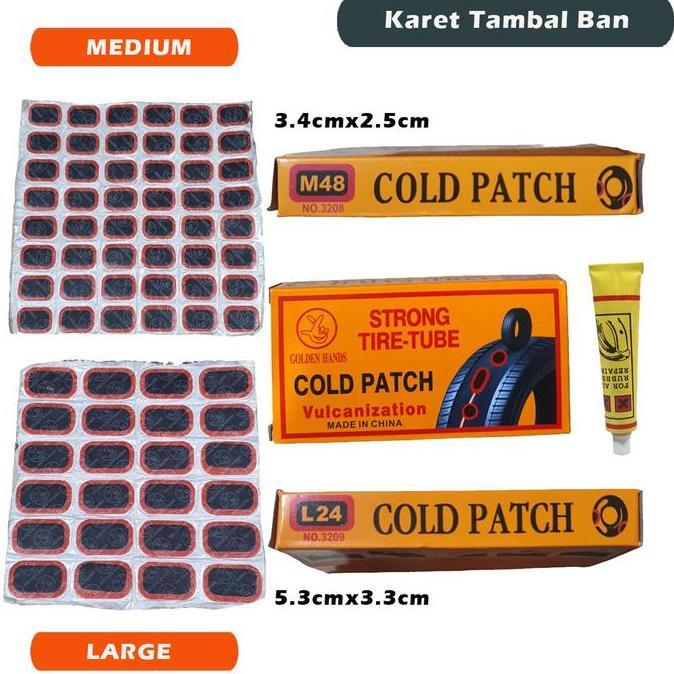 SASCALA Tip Top Tambal Ban Cold Patch Penambal Ban Motor Mobil - Alat Tambal Ban Tanpa Bakar Tambal 