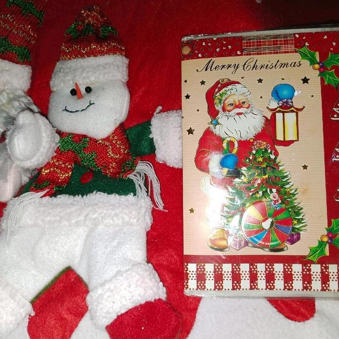 Kartu Natal Musik & White Classic Crad - Christmas Marry Christmas Gift Card Natal