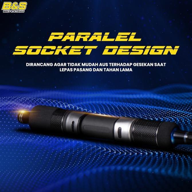 Lurekiller Ocea Jigger Joran Pancing jigging spesial bahan Hi-Power X 1.98m ring guide FUJI 662C spi