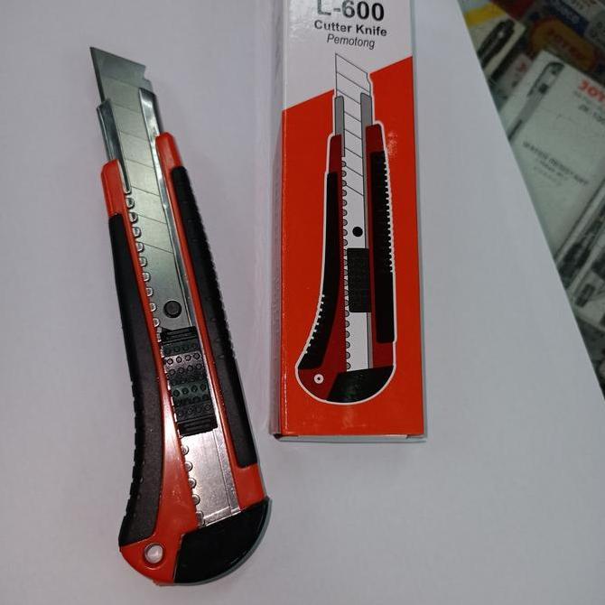 Ready Cutter Besar Auto Lock L-600 Mengunci Otomatis Dorong maju Mundur
