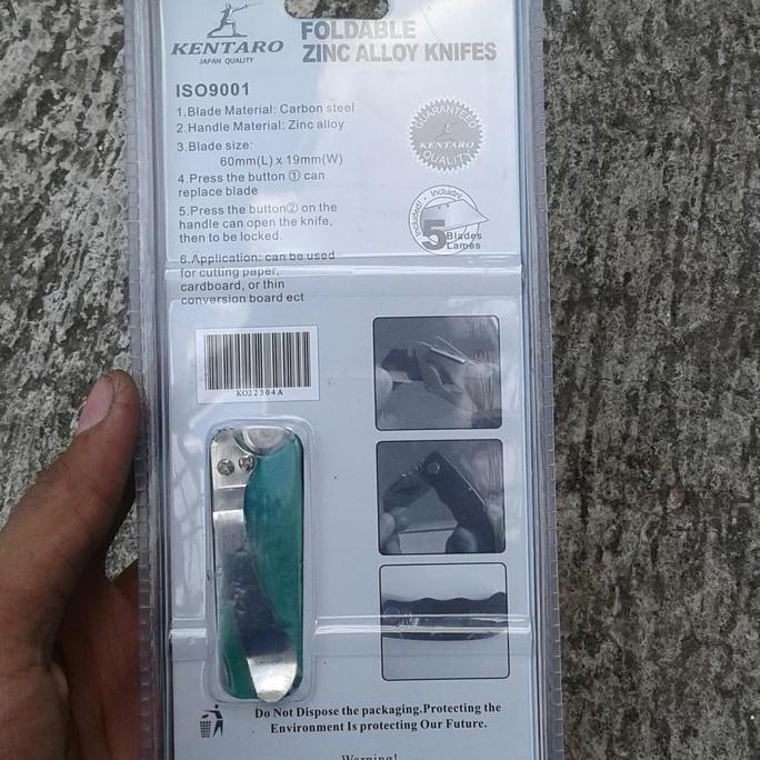 Ready pisau Cutter lipat Kentaro 6 inch piso kater besar lipat Kentaro