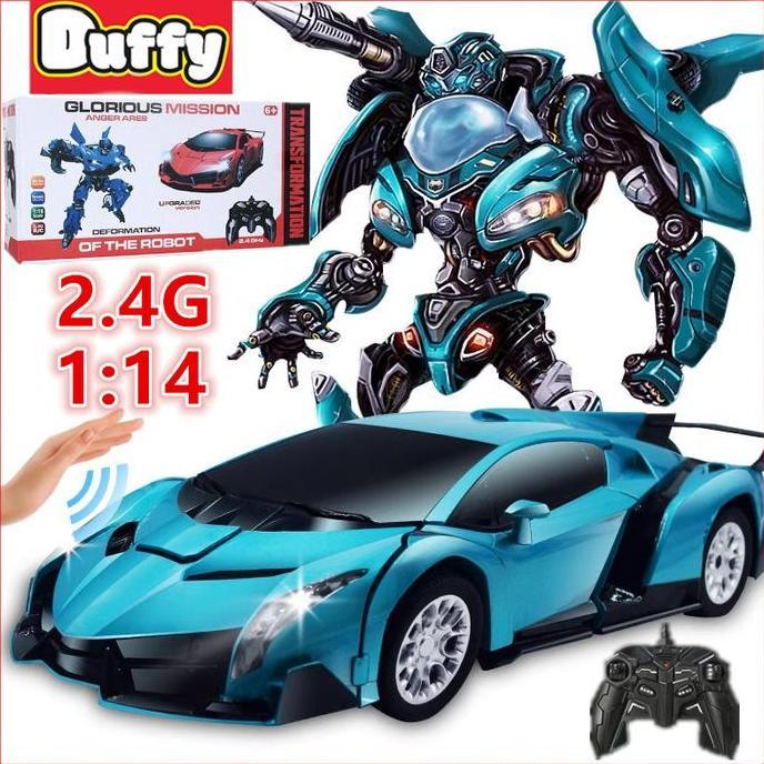 Xifa_nurabdilah - Duffy Toys(COD) 2.4G 1:14 Mainan Mobil Remote Control Besar / RC Car Transformer M