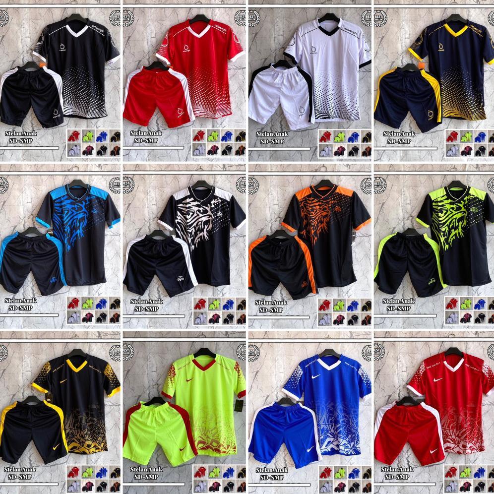 VELINACOLLECT JERSEY BOLA ANAK ANAK UMUR 5-15 TAHUN BAJU FUTSAL ANAK SD/SMP - (JA01) VIRAL