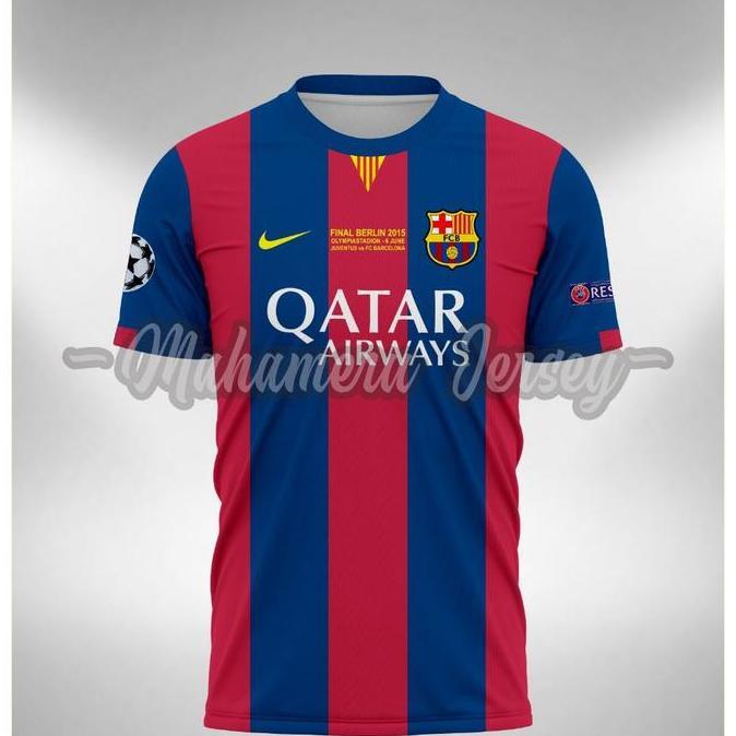 READY JERSEY BARCELONA HOME 2014 2015 FINAL NIKE KUALITAS TINGGI