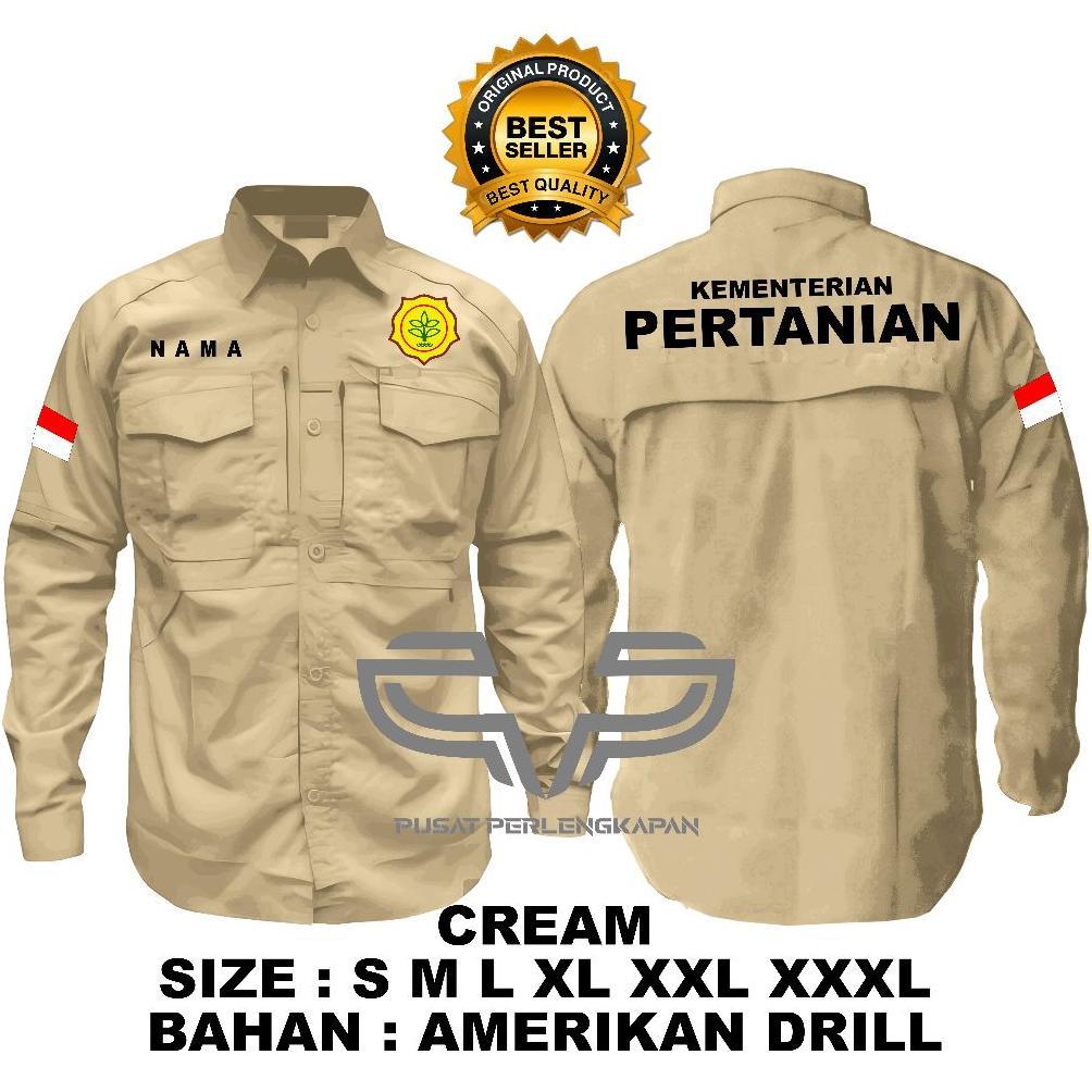 New Kemeja Tactical M-Tac Kementerian Pertanian / Kemeja Tactical Outdoor / Kemeja Lapangan / Kemeja