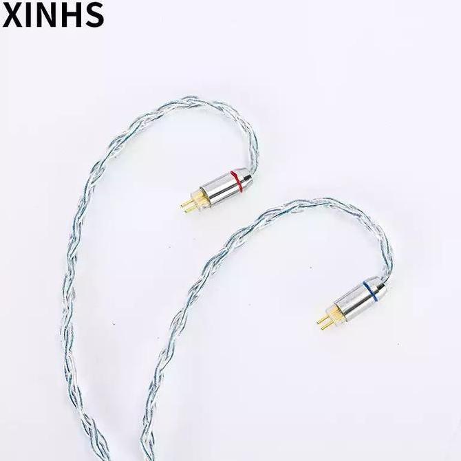 Xinhs Rainbow Blue Kabel Upgrade 8 Core For Kz Dq6 Trn Mt1 Pro Cca Cra Ivipq