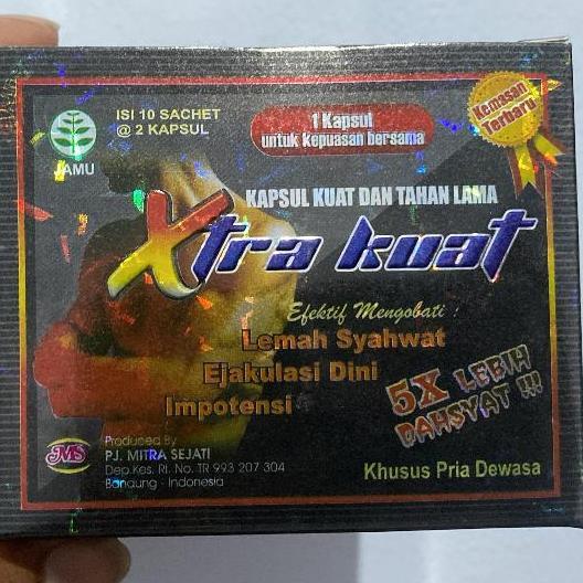 (Terbaru) Xtra Kuat Kapsul Asli 100% Original Obat Kuat Pria (Terlaris)