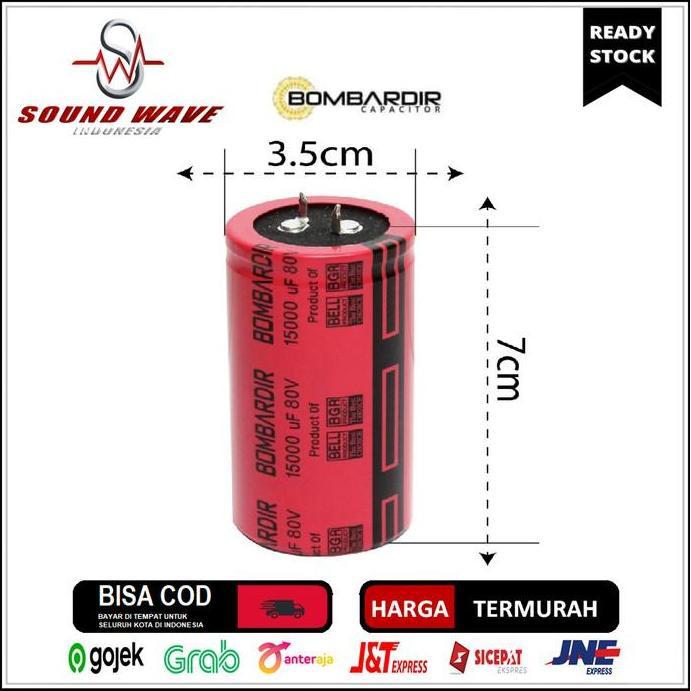 Elco Bombardir 15000Uf 80V Blackgate Bell