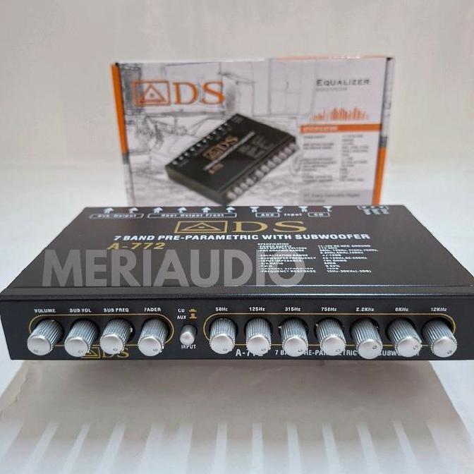 Pream Parametrik ADS 7BAND Equalizer Parametrik ADS 7BAND Equalizer Sound System Profesional Penjern