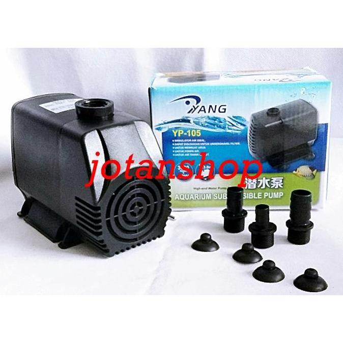 YANG YP 105 YP105 Pompa Air Celup Kolam Hidroponik Aquarium Aquascape