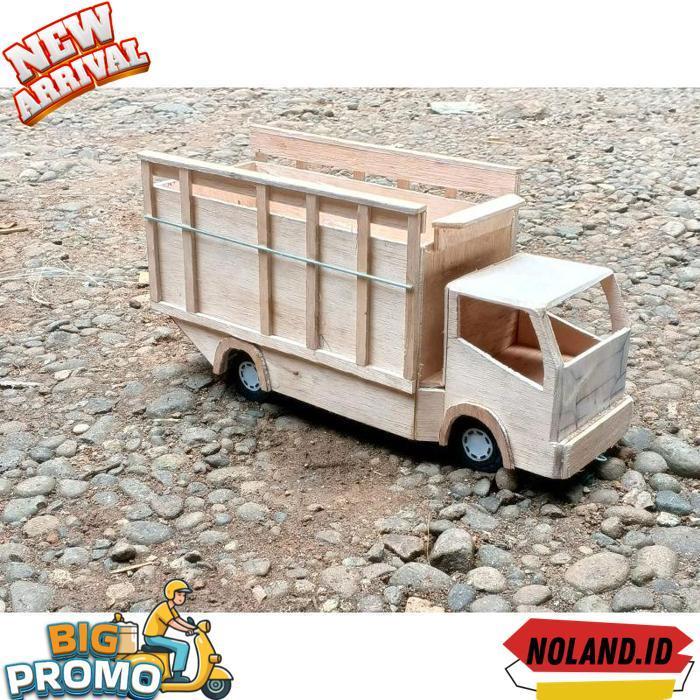 Miniatur Truk Oleng,Pintu Belakang Bisa Terbuka, Free Lampu Led