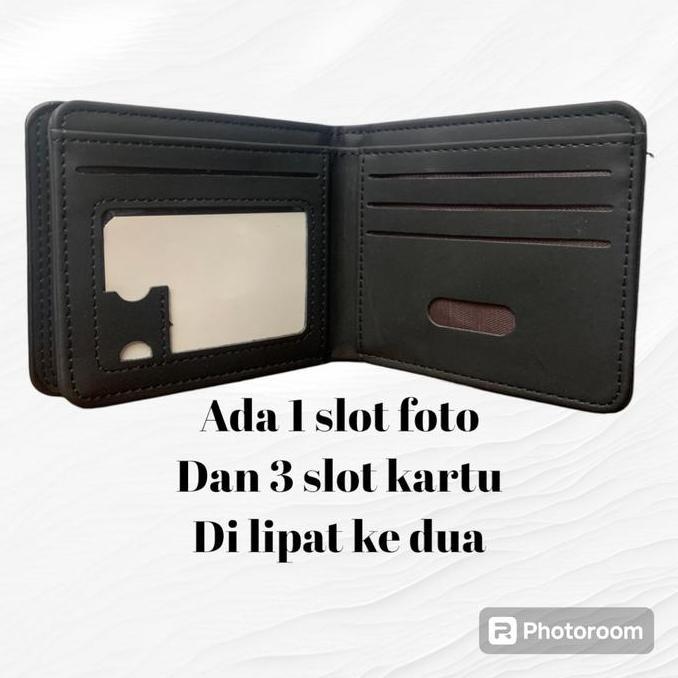 Dompet Pria Dewasa Original Bovis Model Lipat 3 Ruang Harga Murah Keren Anak Muda Hitam Kartu