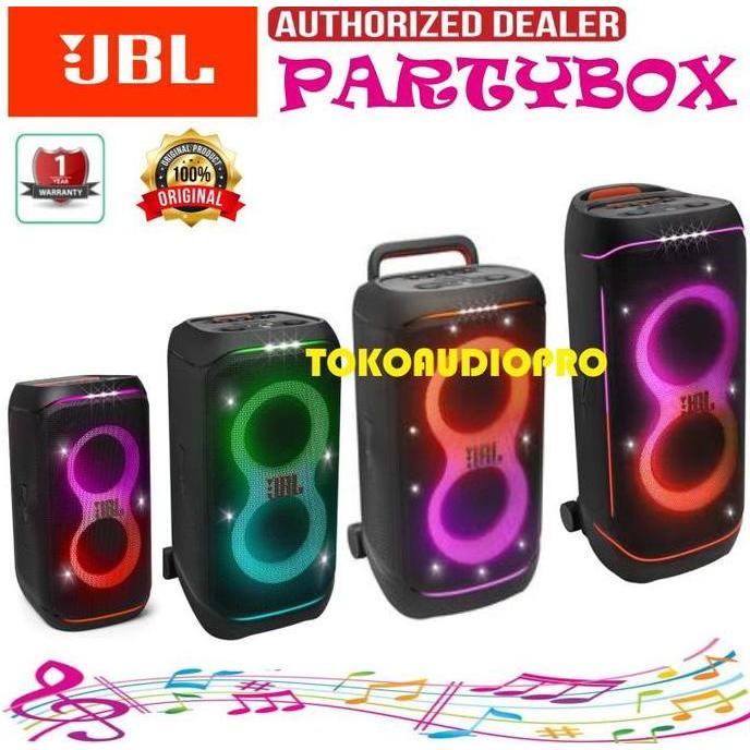 Jbl Speaker Partybox-120 / Partybox-320 / Partybox-520 / Partybox-720 Bluetooth Aktif Dengan 2 X 5.2