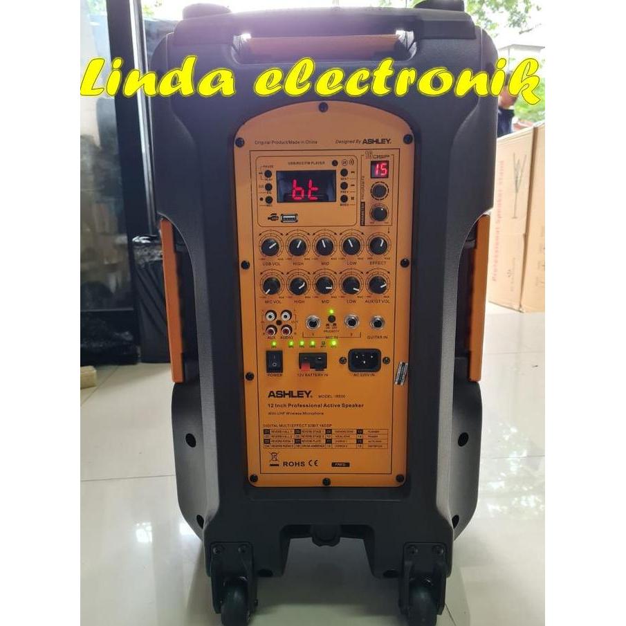 Speaker Ashley Ir500 500 Watt Multi Effecks Karaoke Ashley Ir500 12''