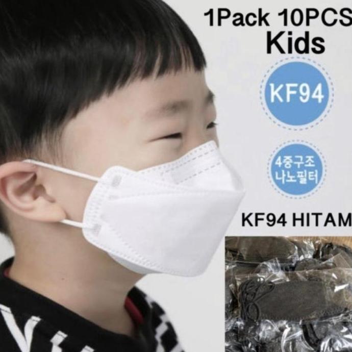 Masker Anak Kf94 I-Care Chasa Korea Kf 94 Icare Kids Face Mask