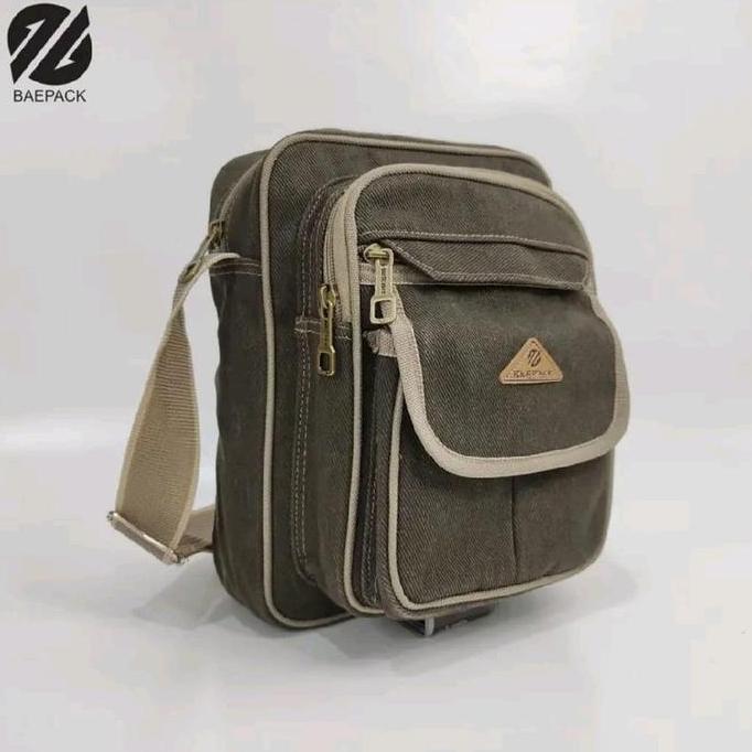 Tas Slempang Slingbag Baepack Pria Outdor Kanvas Selempang Cowok Canvas