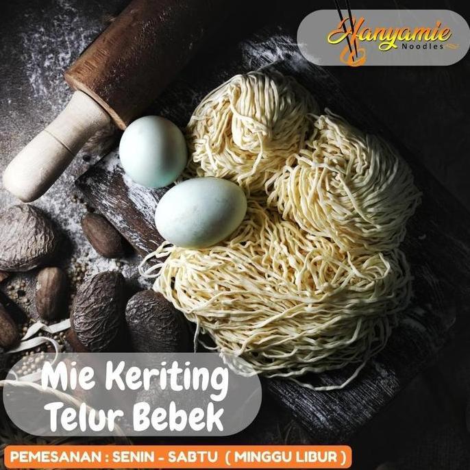 Whynot- Mie Mentah Keriting Bakmie Mie Ayam Telur Bebek