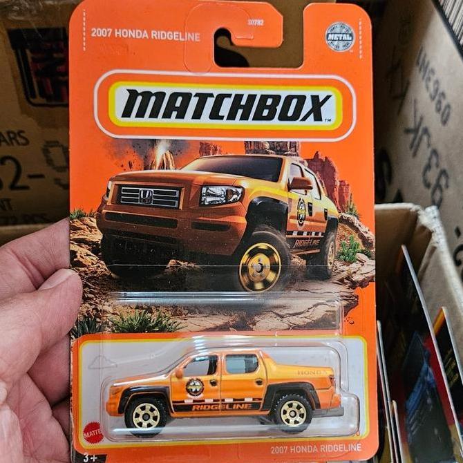 ORIGINAL MATCHBOX 2007 HONDA RIDGELINE ORANGE