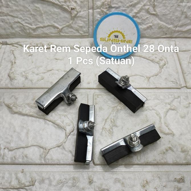 Karet Kampas Rem Brake Shoe Sepeda Onthel 28 Ontel Onta Jadul Vintage
