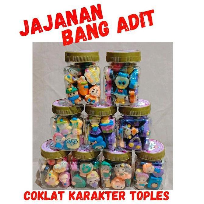 Bang Adit Coklat Toples Karakter - Jajanan Enak Chocolate