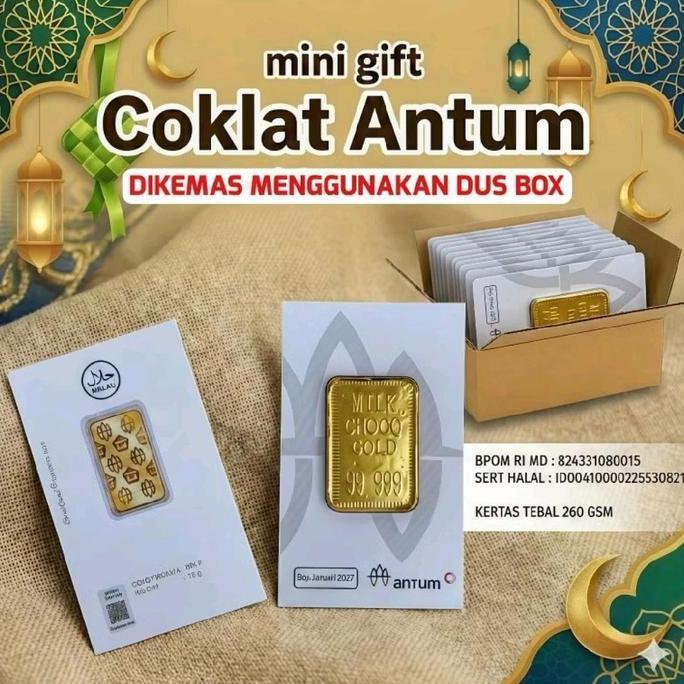 antum coklat/coklat emas batangan