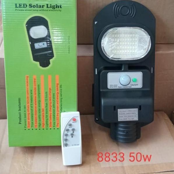 Lampu Jalan Solar 50w 50 watt Lampu Pju 50 w Solarcel Tenaga Surya