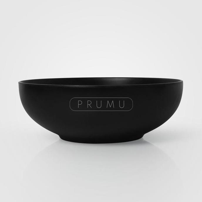 PRUMU Melamine Stone Mangkok Ceper 7 inch - Golden Dragon W7107A LC