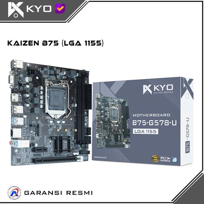 Motherboard KYO KAIZEN B75 M.2 NVME LGA1155 DDR3 B75 Mobo B75