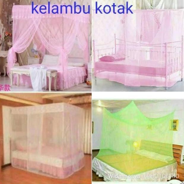 Kelambu Kotak Dewasa Polos Kelambu Murah Kelambu Gantung Kelambu Jumbo Terlaris