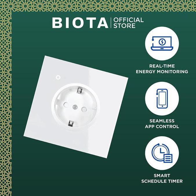 Promo Biota Hampers Lebaran - Paket 9 - Smart Door Lock Plus + Smart Wall Switch 1 Gang White + 2 Ga