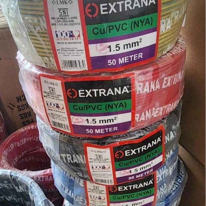 Promo Kabel Nya 1.5Mm Extrana 50M Tunggal